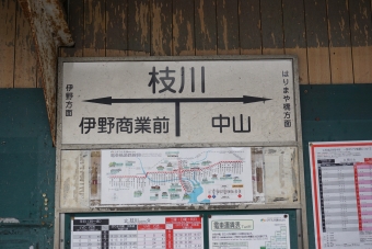 枝川停留場 写真:駅名看板