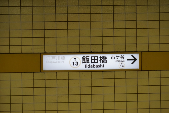 鉄道乗車記録の写真:駅名看板(1)        「有楽町線」