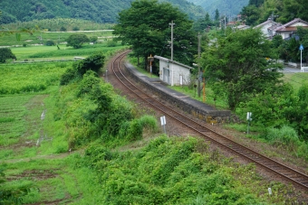 鹿賀駅から江津本町駅の乗車記録(乗りつぶし)写真