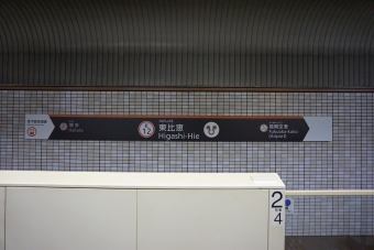 博多駅から東比恵駅の乗車記録(乗りつぶし)写真