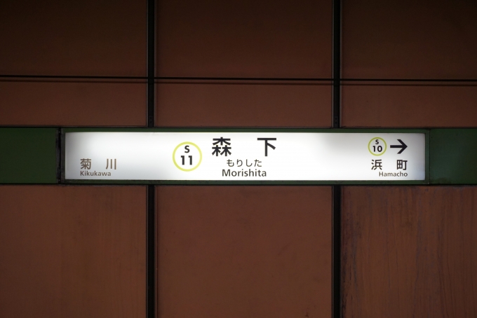 鉄道乗車記録の写真:駅名看板(1)        「新宿線」
