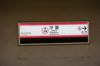 大門駅から汐留駅の乗車記録(乗りつぶし)写真
