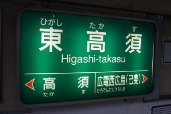 東高須駅 写真:駅名看板