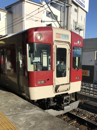松阪駅から伊勢市駅の乗車記録(乗りつぶし)写真
