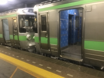 厚別駅から札幌駅の乗車記録(乗りつぶし)写真