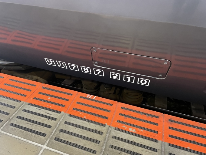 鉄道乗車記録の写真:車両銘板(3)     
