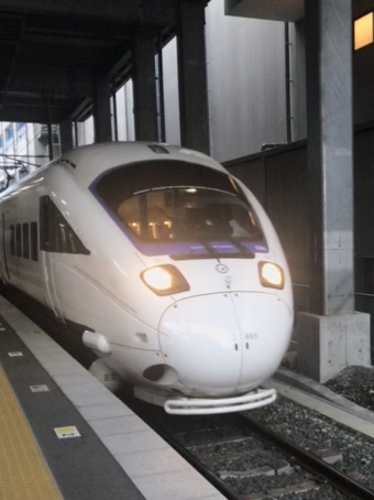 諫早駅から長崎駅の乗車記録(乗りつぶし)写真