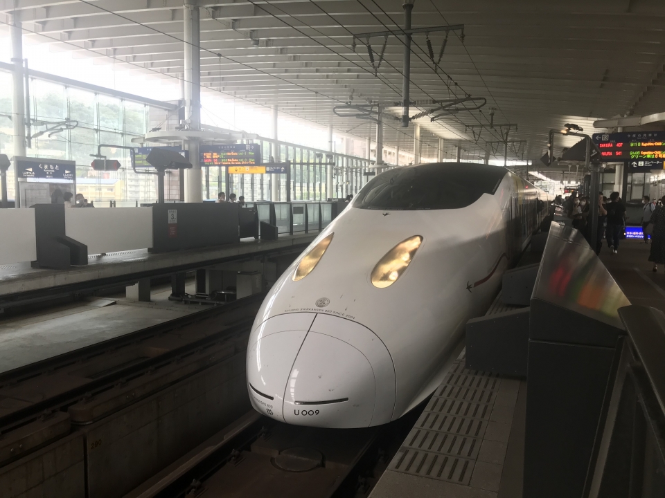 鉄道乗車記録「博多駅から熊本駅」乗車した列車(外観)の写真(9) by lv290n2 撮影日時:2020年09月20日