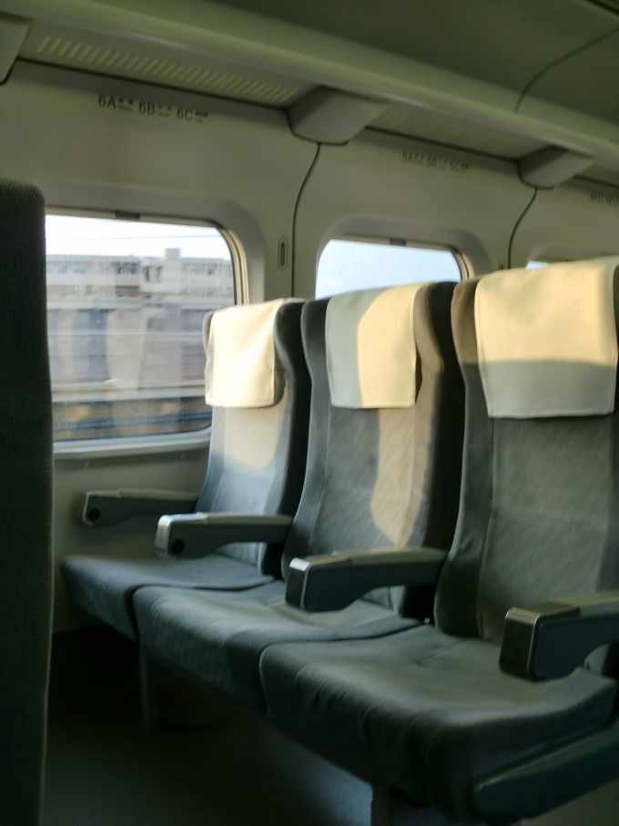 鉄道乗車記録の写真:車内設備、様子(8)     