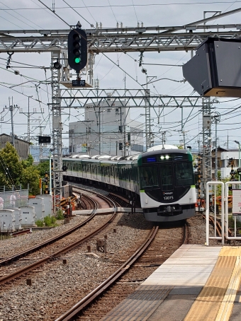 石清水八幡宮駅から樟葉駅の乗車記録(乗りつぶし)写真