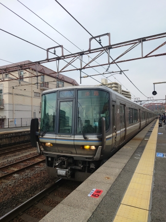 彦根駅から京都駅の乗車記録(乗りつぶし)写真
