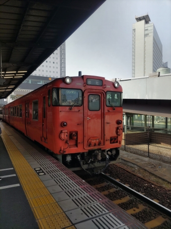 岡山駅から吉備津駅の乗車記録(乗りつぶし)写真