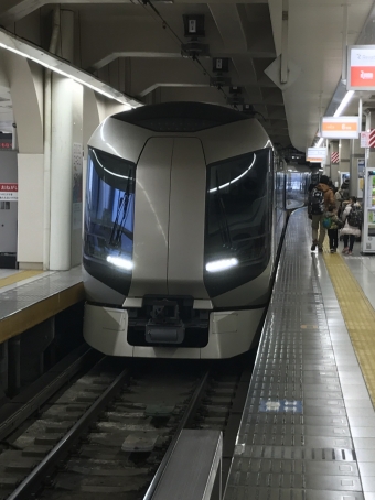 新橋駅から宇都宮駅の乗車記録(乗りつぶし)写真