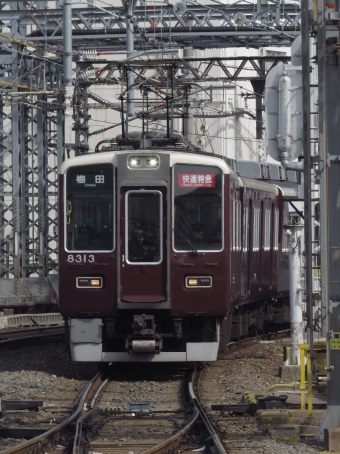 南千里駅から梅田駅の乗車記録(乗りつぶし)写真