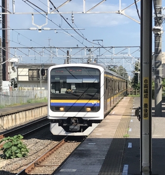 八街駅から千葉駅の乗車記録(乗りつぶし)写真