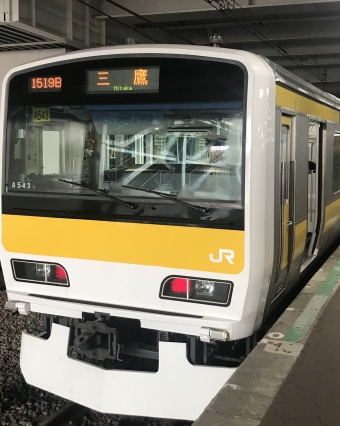 千葉駅から水道橋駅の乗車記録(乗りつぶし)写真