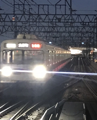 二子玉川駅から等々力駅の乗車記録(乗りつぶし)写真