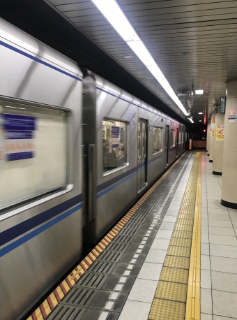 横浜駅から浅草橋駅の乗車記録(乗りつぶし)写真