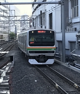 横浜駅から恵比寿駅の乗車記録(乗りつぶし)写真
