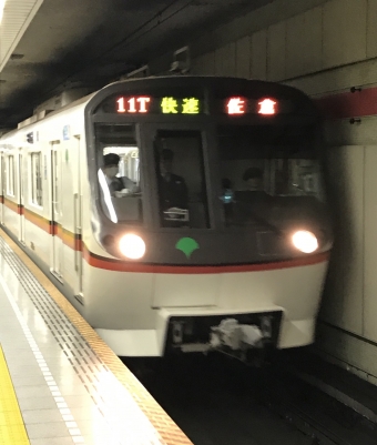 中延駅から東日本橋駅の乗車記録(乗りつぶし)写真