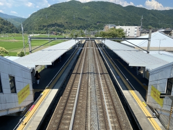 馬堀駅から京都駅の乗車記録(乗りつぶし)写真