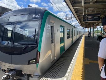 大久保駅から竹田駅の乗車記録(乗りつぶし)写真