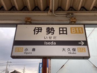 小倉駅から伊勢田駅の乗車記録(乗りつぶし)写真