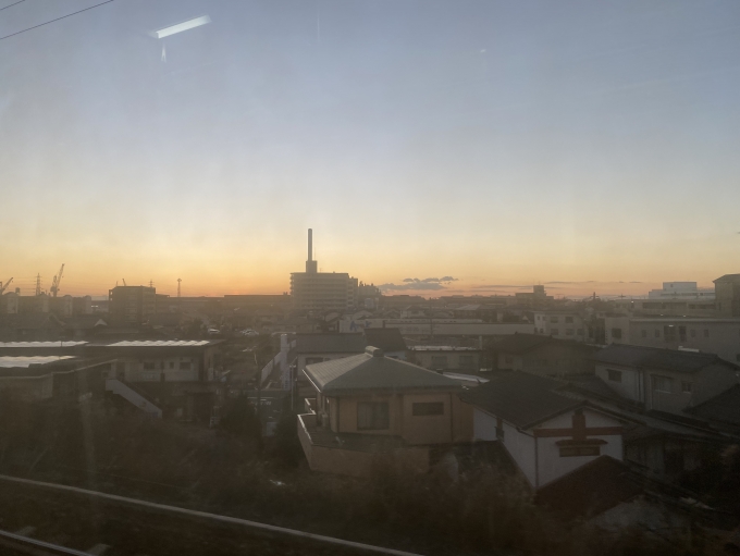 鉄道乗車記録の写真:車窓・風景(1)          「夜明け」