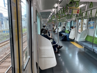 代々木駅から上野駅の乗車記録(乗りつぶし)写真