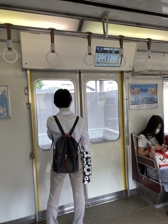 久津川駅から桃山御陵前駅の乗車記録(乗りつぶし)写真