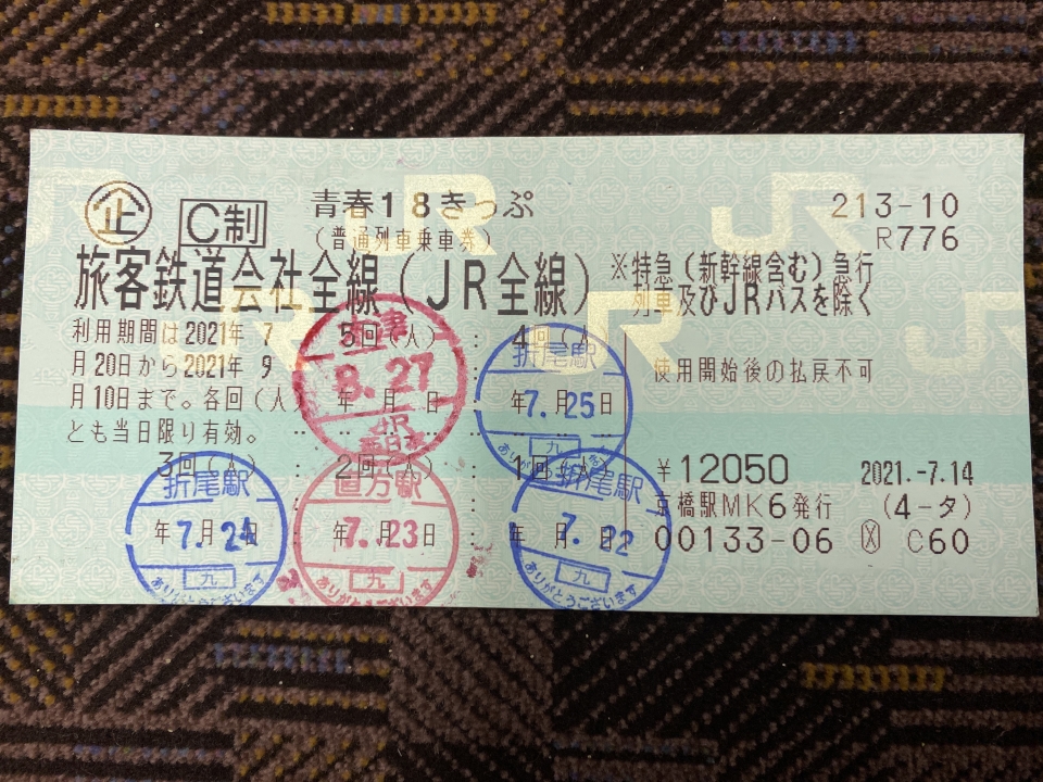 鉄道乗車記録「奈良駅から新田駅」きっぷの写真(1) by SM-CaRDes 撮影日時:2021年08月