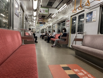 京都駅から久津川駅の乗車記録(乗りつぶし)写真