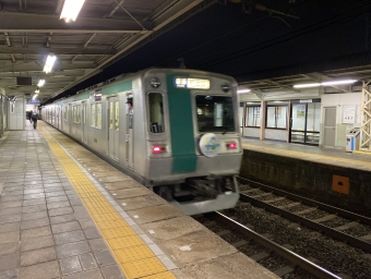 大久保駅から久津川駅の乗車記録(乗りつぶし)写真