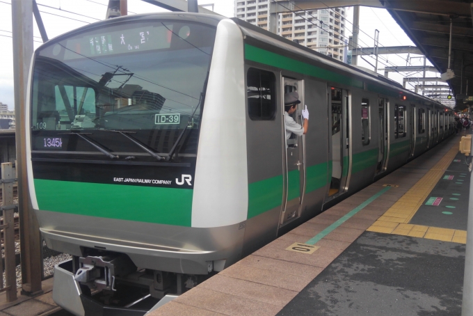 鉄道乗車記録の写真:乗車した列車(外観)(1)        「乗車した列車。
E233系7000番台ハエ109編成。」