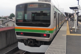 赤羽駅から古河駅の乗車記録(乗りつぶし)写真