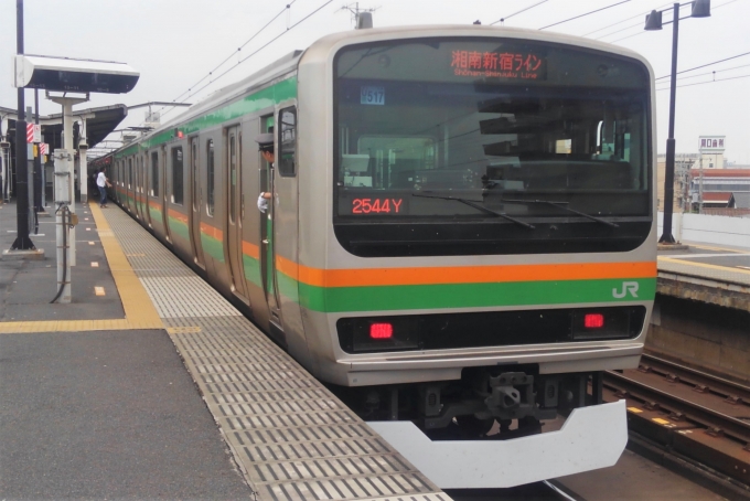 鉄道乗車記録の写真:乗車した列車(外観)(1)        「乗車した列車。
E231系1000番台U517編成。」