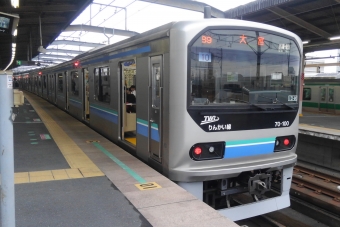 武蔵浦和駅から北与野駅の乗車記録(乗りつぶし)写真