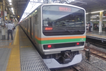 小金井駅から池袋駅の乗車記録(乗りつぶし)写真