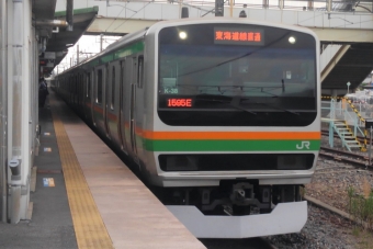 小金井駅から浦和駅の乗車記録(乗りつぶし)写真