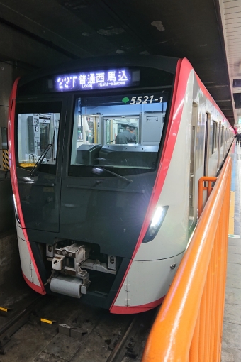 浅草駅から西馬込駅の乗車記録(乗りつぶし)写真