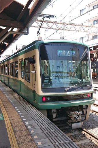 稲村ヶ崎駅から江ノ島駅の乗車記録(乗りつぶし)写真