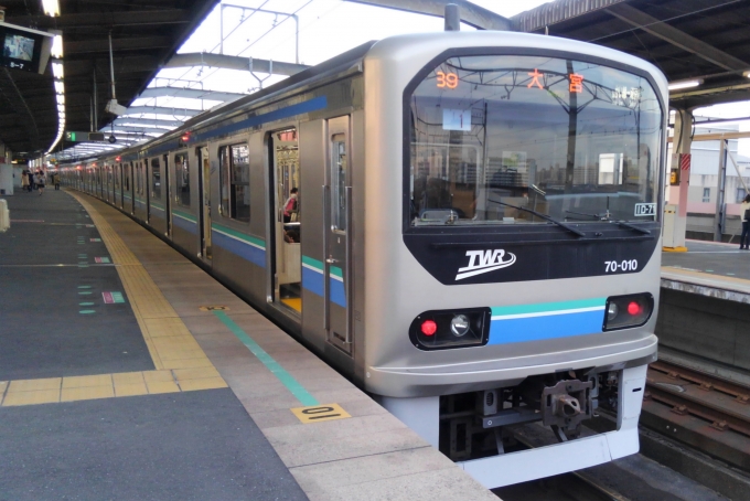 鉄道乗車記録の写真:乗車した列車(外観)(1)        「乗車した列車。
東京臨海高速鉄道70-000系Z1編成。」
