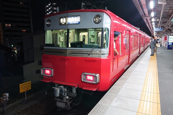 鉄道乗車記録の写真:乗車した列車(外観)(1)        「乗車した列車。
名鉄6000系6417編成。」