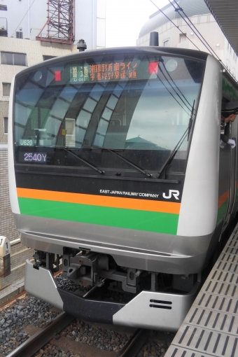 浦和駅から東大宮駅の乗車記録(乗りつぶし)写真