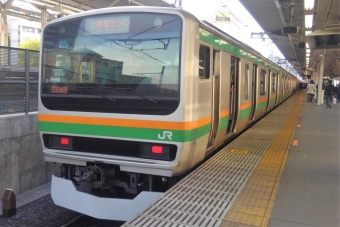 東京駅から浦和駅の乗車記録(乗りつぶし)写真