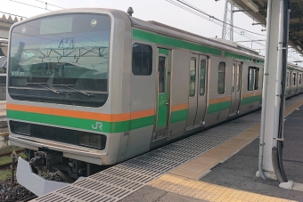 栗橋駅から上野駅の乗車記録(乗りつぶし)写真