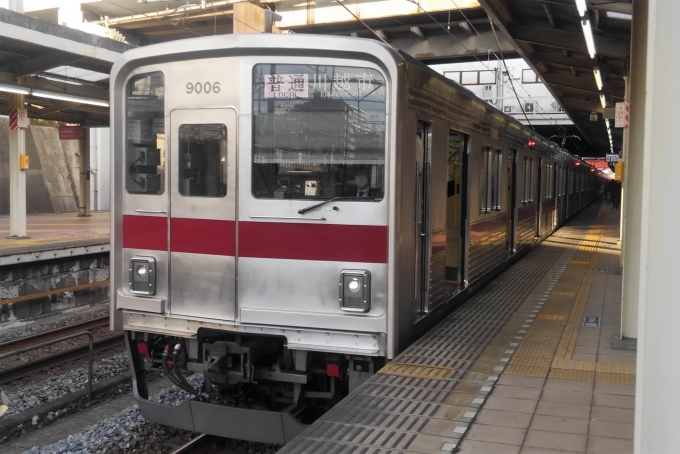 鉄道乗車記録の写真:乗車した列車(外観)(1)        「乗車した列車。
東武9000系9106編成。」