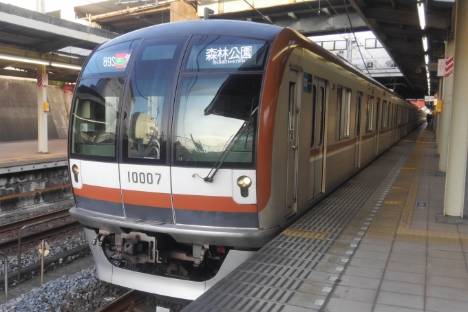 鉄道乗車記録の写真:乗車した列車(外観)(1)        「乗車した列車。
東京メトロ10000系10107編成。」