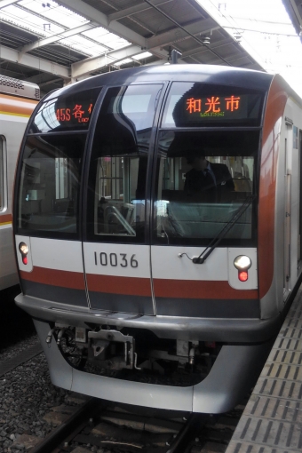 新木場駅から和光市駅の乗車記録(乗りつぶし)写真