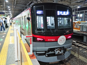 北越谷駅から上野駅の乗車記録(乗りつぶし)写真